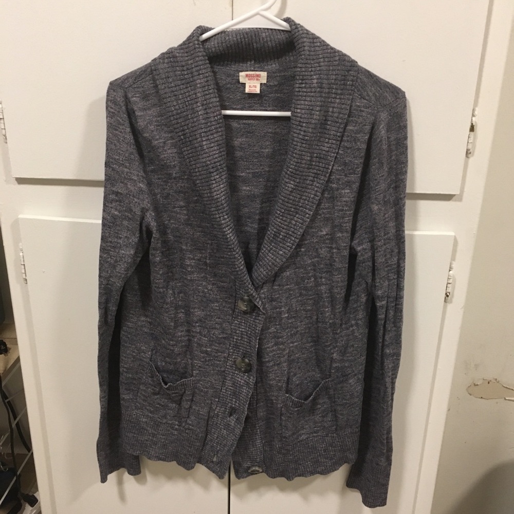 Mossimo Cardigan in Blue/Gray